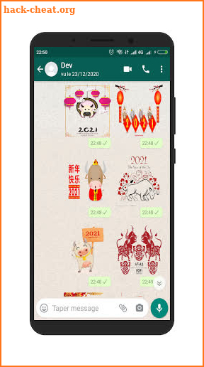 stickers Happy Chinese New Year 2021 screenshot