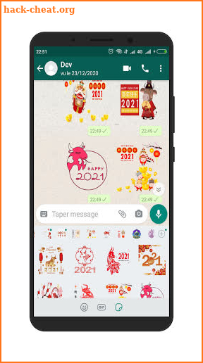 stickers Happy Chinese New Year 2021 screenshot