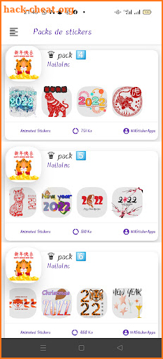 stickers Happy Chinese New Year 2022 screenshot