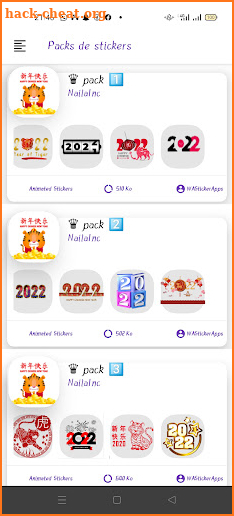 stickers Happy Chinese New Year 2022 screenshot