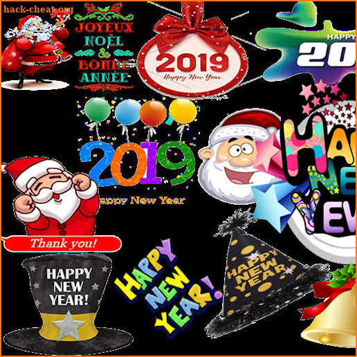 Stickers Happy New Year 2019 screenshot