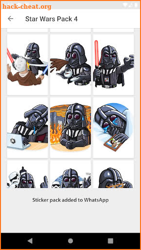 Stickers Jedis & Siths, WastickerApps screenshot