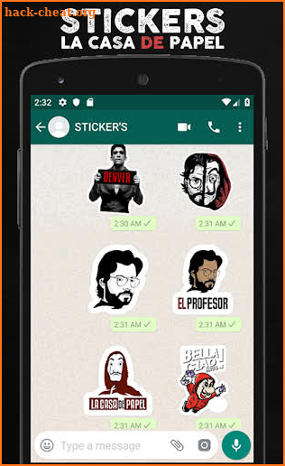 Stickers La Casa de Papel Para Whatsapp screenshot