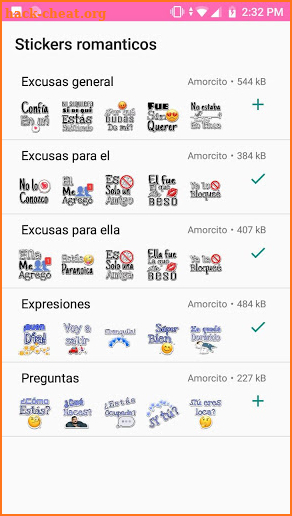 Stickers para novios frases - WAStickersApps screenshot