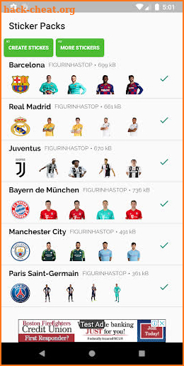 Stickers Times Europa para WhatsApp screenshot