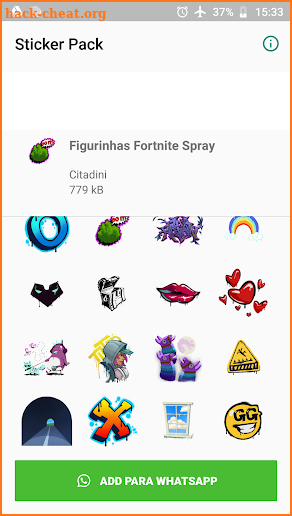 StickersFortnite Sprays screenshot