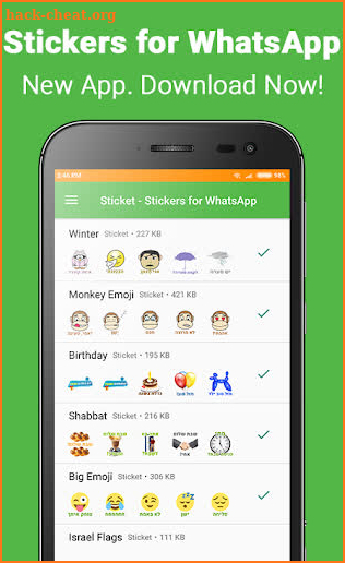 Sticket - WAStickerApps Stickers for Whatsapp screenshot
