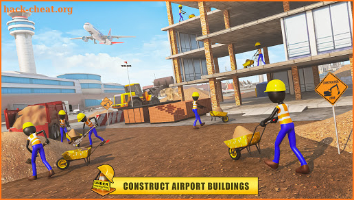 Stickman Airport Construction Excavator Simulator screenshot