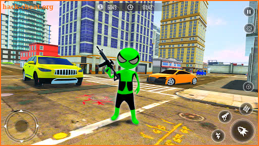 Stickman Amazing Rope Hero - Gangster Crime City screenshot