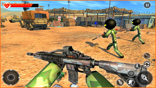 Stickman Army Fps Shooter - Stickman Counter Game screenshot