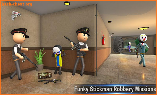 Stickman Bank Robbery NY Police Gun Shooting Games screenshot