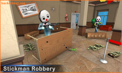 Stickman Bank Robbery NY Police Gun Shooting Games screenshot
