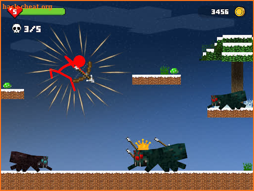 Stickman Battle in Craft World screenshot