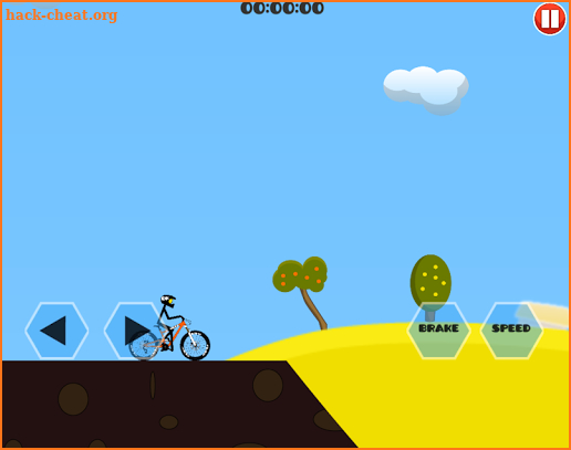 Stickman Bycicle Wheel screenshot