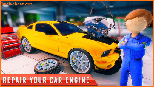 Stickman Car Mechanic Simulator- Fix My Car Garage screenshot
