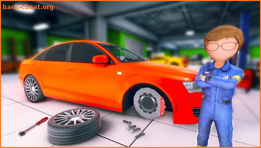 Stickman Car Mechanic Simulator- Fix My Car Garage screenshot