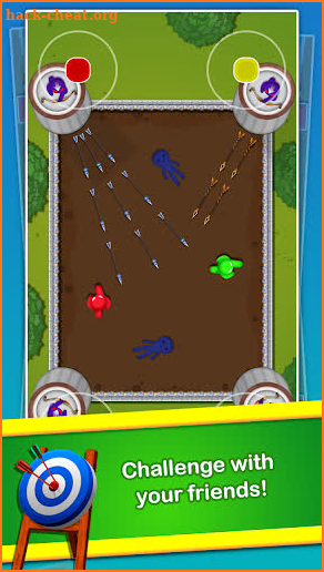 Stickman Cartoon Survival : 1 - 4 Players screenshot