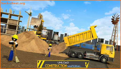 Stickman City Construction Excavator screenshot