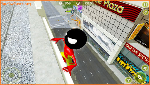 Stickman Crime City War - Stick Rope Hero Game screenshot