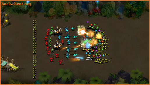 StickMan Defense War: Empire of Heroes defence screenshot