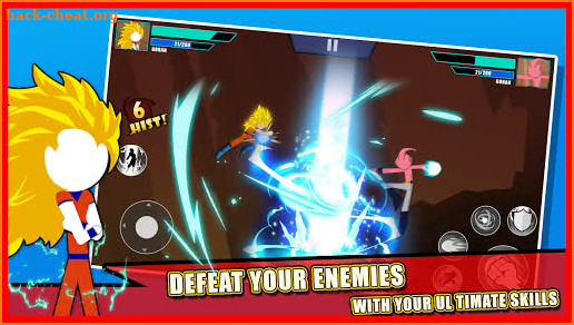 Stickman Dragon Battle - Super Stick Warriors screenshot
