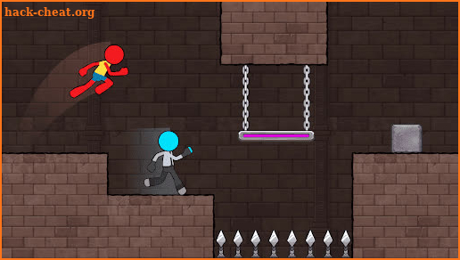 Stickman Duo - Red and Blue screenshot