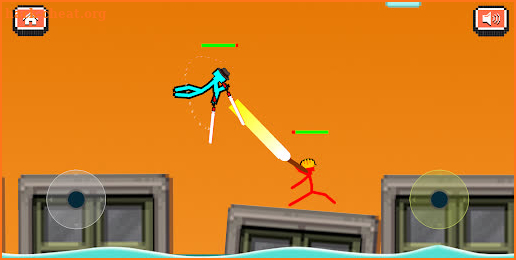 Stickman fight games 2 player screenshot