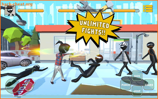 Stickman Fighter vs Street Gangster screenshot