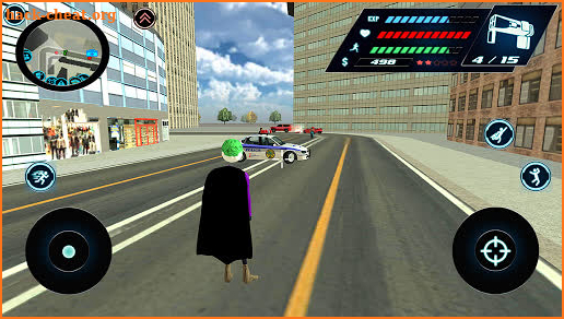 Stickman Flying Joker Rope Hero - Street Gangster screenshot