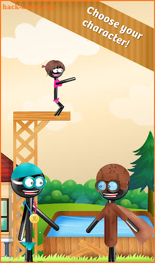 Stickman High Jump Diving Fun screenshot