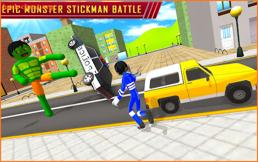 Stickman Incredible Monster Hero New Fighting Game screenshot