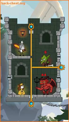 Stickman Legendary Knight: Pull Pin Level Up screenshot