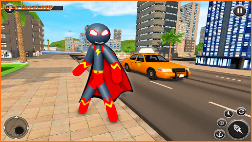 Stickman Mafia Rope Hero - Superhero Gangster Game screenshot