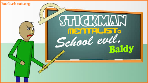 Stickman mentalist. Baldy. School evil. screenshot