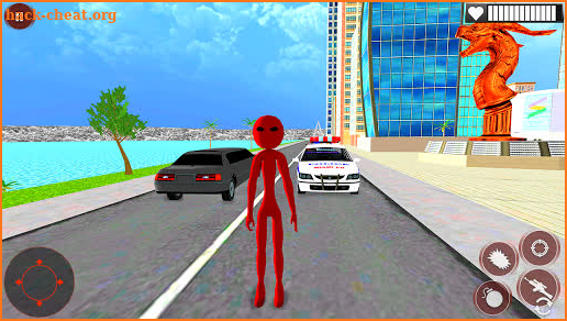 Stickman Monster Rope Hero: City Crime Simulator screenshot