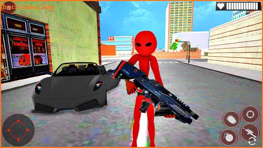 Stickman Monster Rope Hero: City Crime Simulator screenshot