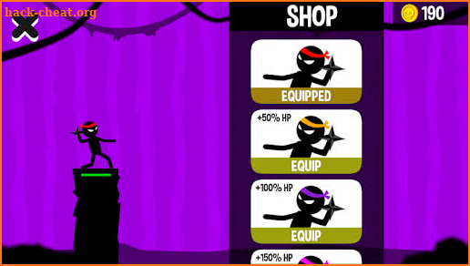 Stickman Ninja: Shuriken Fighter screenshot