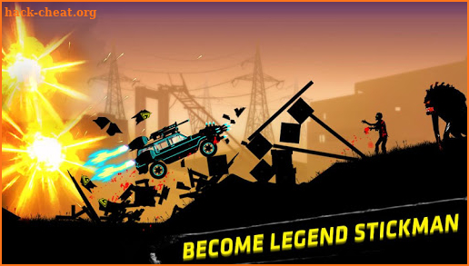 Stickman Racer: Survival Zombie screenshot