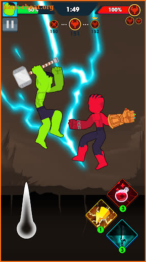 Stickman Ragdoll: Join the Super Hero Battle screenshot