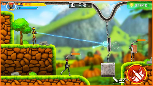 Stickman Reborn - Free Puzzle Shooting Games 2020 screenshot