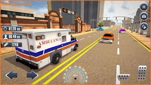 Stickman Rescue Ambulance Drive screenshot