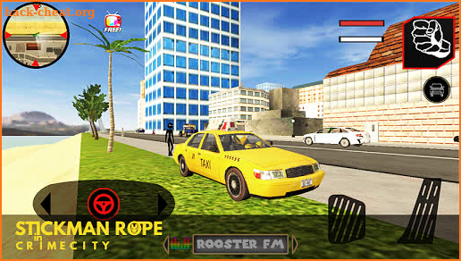 Stickman Rope Hero in Crime City screenshot