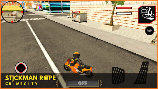 Stickman Rope Hero in Crime City screenshot