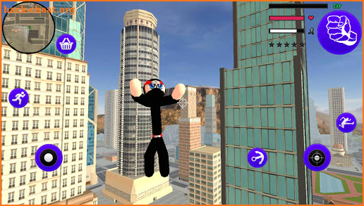 Stickman Rope Hero Ninja Warriors screenshot