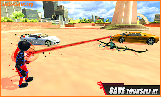 Stickman Rope Hero- Superhero Crime Game screenshot