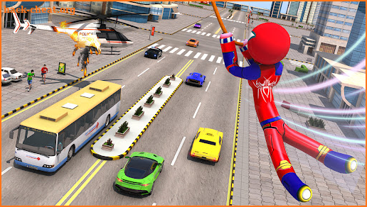 Stickman Rope Hero Vice Town Superhero Games screenshot