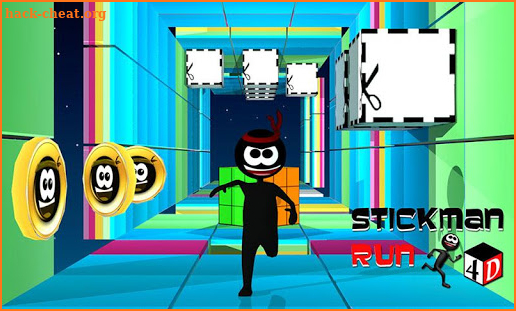Stickman Run 4D - Gold Edition screenshot