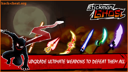 Stickman Shost: Ninja Warrior Action Offline Game screenshot