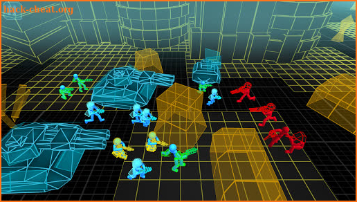 Stickman Simulator: Neon Tank Warriors screenshot