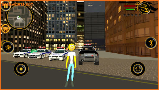 Stickman Sinpson Rope Hero Crime City Battle screenshot